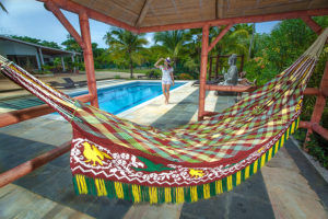 wayuu chinchorro on terrace