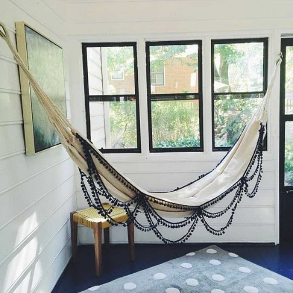 tassels indoor hammock