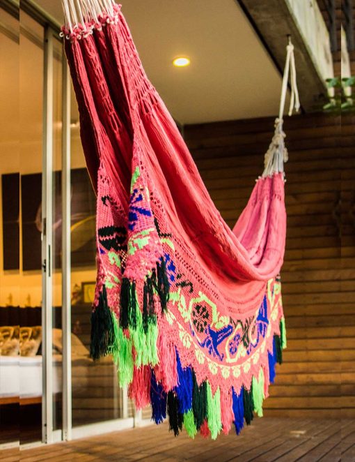 colorful wayuu hammock